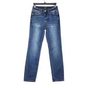 Judy Blue Dark Wash Mid Rise Skinny Jeans Women's Size 26 Denim